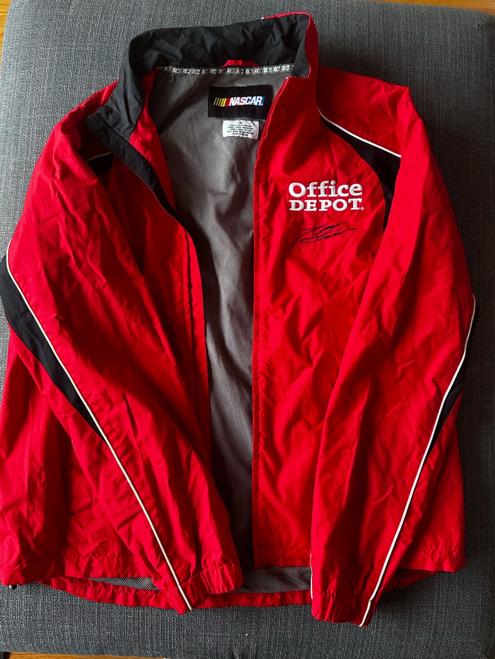 Vintage NASCAR Office Depot Racing Jacket – Multi Signed / Autographed